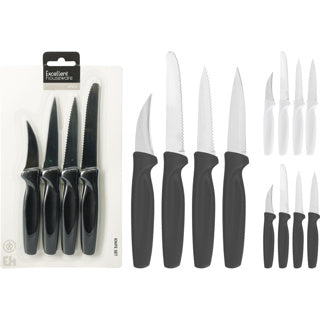 Messerset 4-teilig 2 farbig sortiert | 4 Stück