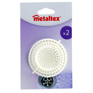 Metaltex Metaltex Schussfilter 2 Teile weiße Kunststoff
