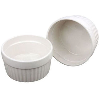 Backgeschichte weißes Porzellan 2 Stücke 200 ml