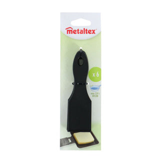 Metaltex Metaltex Gourmet Spatulas 14 cm 6 Teile schwarzer Nylon