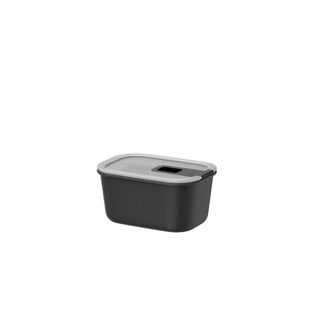 Mepal Easyclip Lebensmittelbehälter – 450 ml – Lebensmittelbehälter mit Schiebeverschluss – mikrowellengeeignet. Dampfofen. Kühl- und Gefrierschrank – Nordic Black