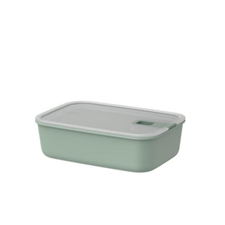 Mepal Easyclip Lebensmittelbehälter – 1,5 l – Lebensmittelbehälter mit Schiebeverschluss – mikrowellengeeignet. Dampfofen. Kühl- und Gefrierschrank – nordischer Salbei