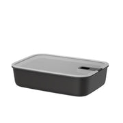 Mepal Easyclip Lebensmittelbehälter – 2,25 l – Lebensmittelbehälter mit Schiebeverschluss – mikrowellengeeignet. Dampfofen. Kühl- und Gefrierschrank – Nordic Black - afbeelding 1