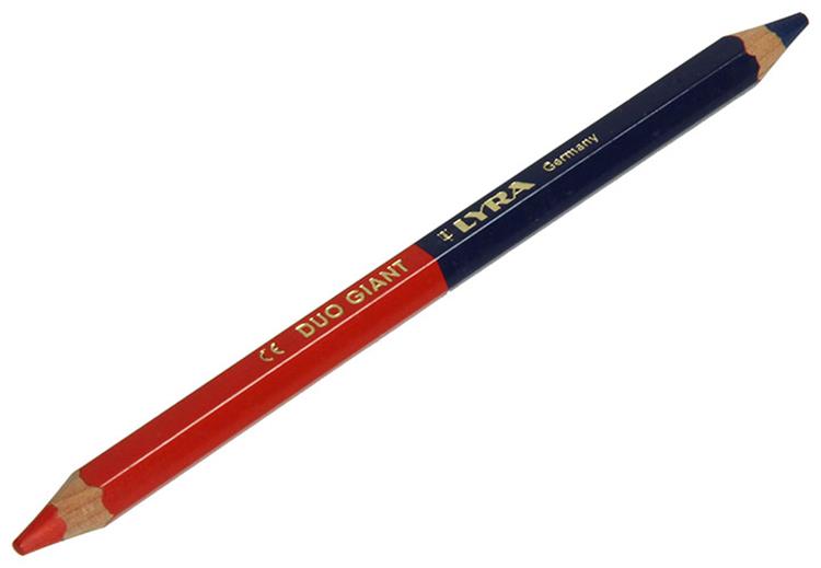 Lyra 1011477 - Riesenbleistift rot blau 710 r | 24 Stück
