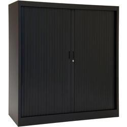 Rolltorschrank chs135120 schwarz 120 x 45 x 135 cm