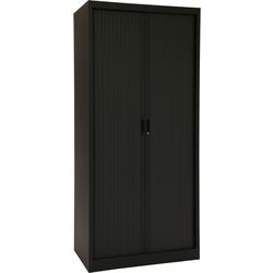 Rolltorschrank chs195100 schwarz 195 x 100 x 45 cm