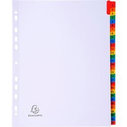 Tabs Exacompta 4131e A4 Maxikarton