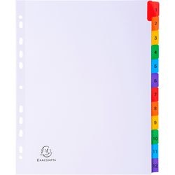 Tabs Exacompta 4112e A4 Maxikarton