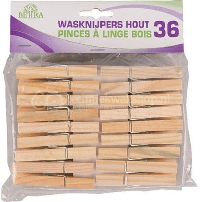 Betra Wäscheklammern Holz %c3%a0 36St