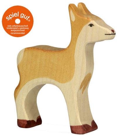 Holztiger Waldtiere - Hirsch - 10x2x11cm - Holzfigur - handgefertigt