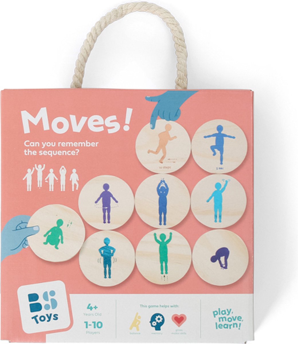BS Toys Moves Movement Game, 18dlg.
