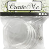 Creativ Company Knöpfe, rund, D 5,5 cm, 5 Stück, 1 Box