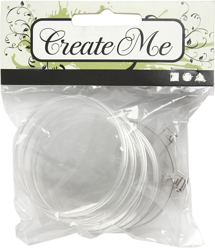 Creativ Company Knöpfe, rund, D 5,5 cm, 5 Stück, 1 Box