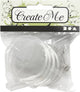 Creativ Company Knöpfe, rund, D 5,5 cm, 5 Stück, 1 Box