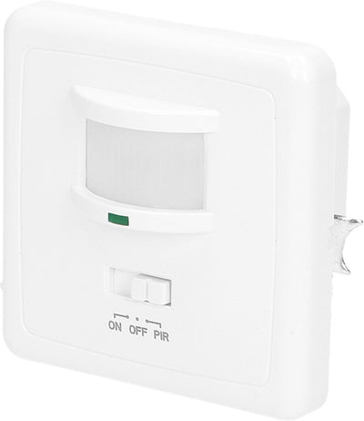 Orno Pir-Bewegungsmelder – 160°-Erkennung – Wandmontage – 9 Meter Reichweite – 1200 Watt – Weiß