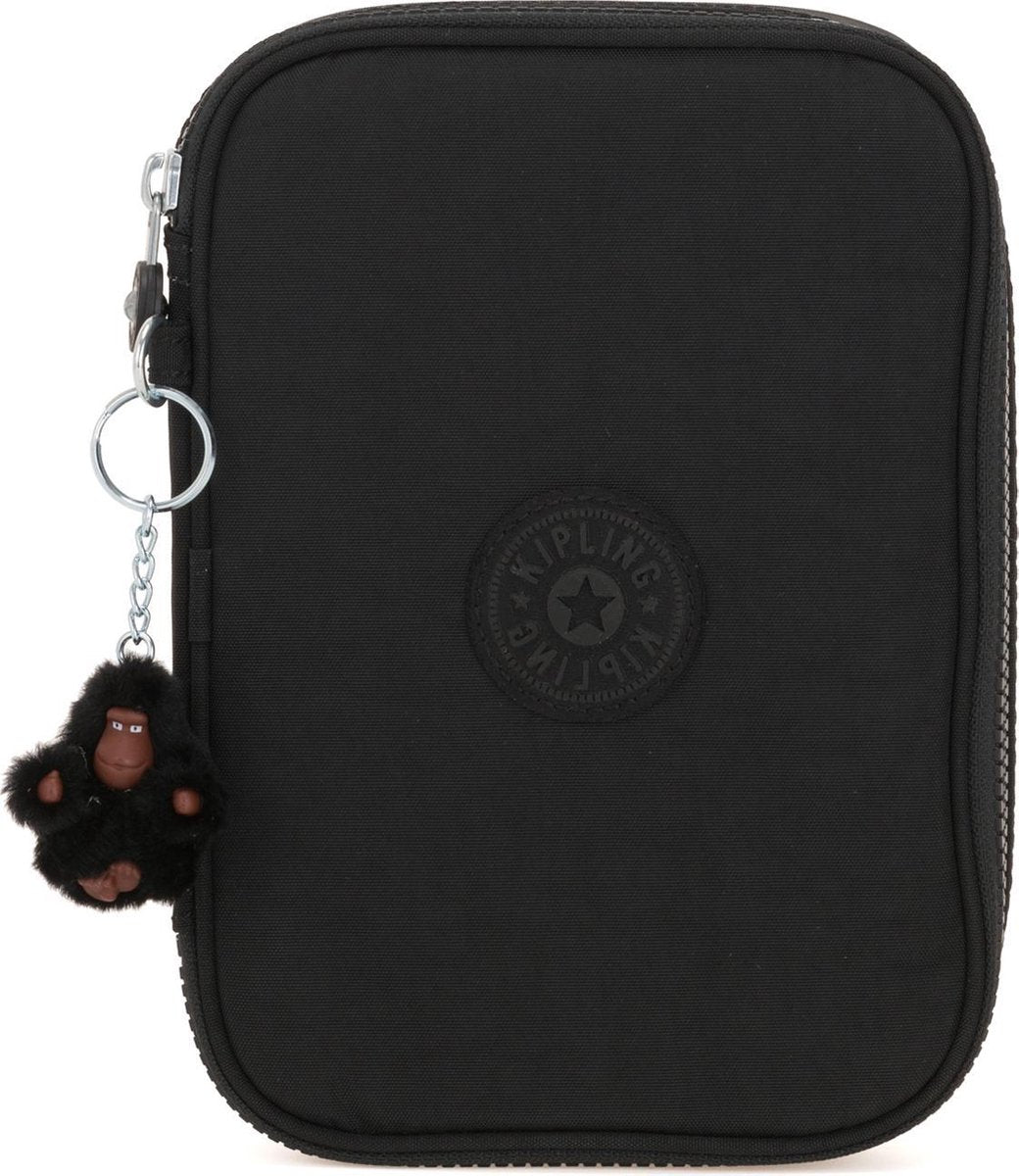 Kipling 100 Tripe Federmäppchen – echtes Schwarz