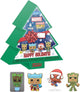 Funko – Marvel Holiday 2022 Pocket Pop! 4er-Pack Baum-Weihnachtsbox 4 cm 3D-Schlüsselanhänger – mehrfarbig