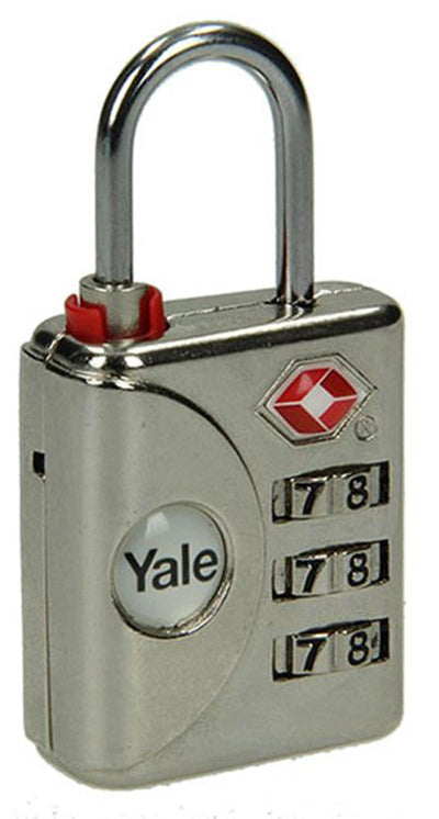 Yale 1018558 – TSA-Zahlenvorhängeschloss YTP1 32 119 1 32 mm | 5 Stück