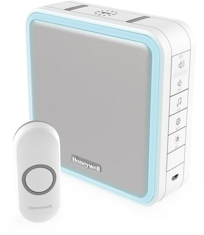 Honeywell Home Honeywell Gong, kabellos, tragbar, Halo 200 m, weiß, DC915N