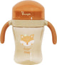 Bo Jungle - Trinkbecher Kindergeschirr - Auslaufsicherer Becher 360° - 240 ml - mit Griffen und Deckel - Royal Foxy 360° Trinkbecher