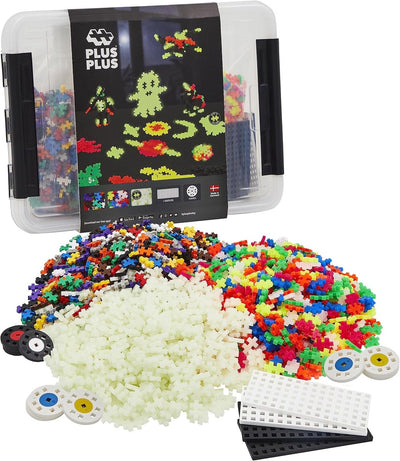 Plus Plus Aufbewahrungsbox Build and Glow Plus-Plus: 2000 Teile (3919)