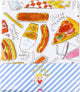 Blonde Amsterdam Snack-Tischdecke – 140 x 240 cm – PVC