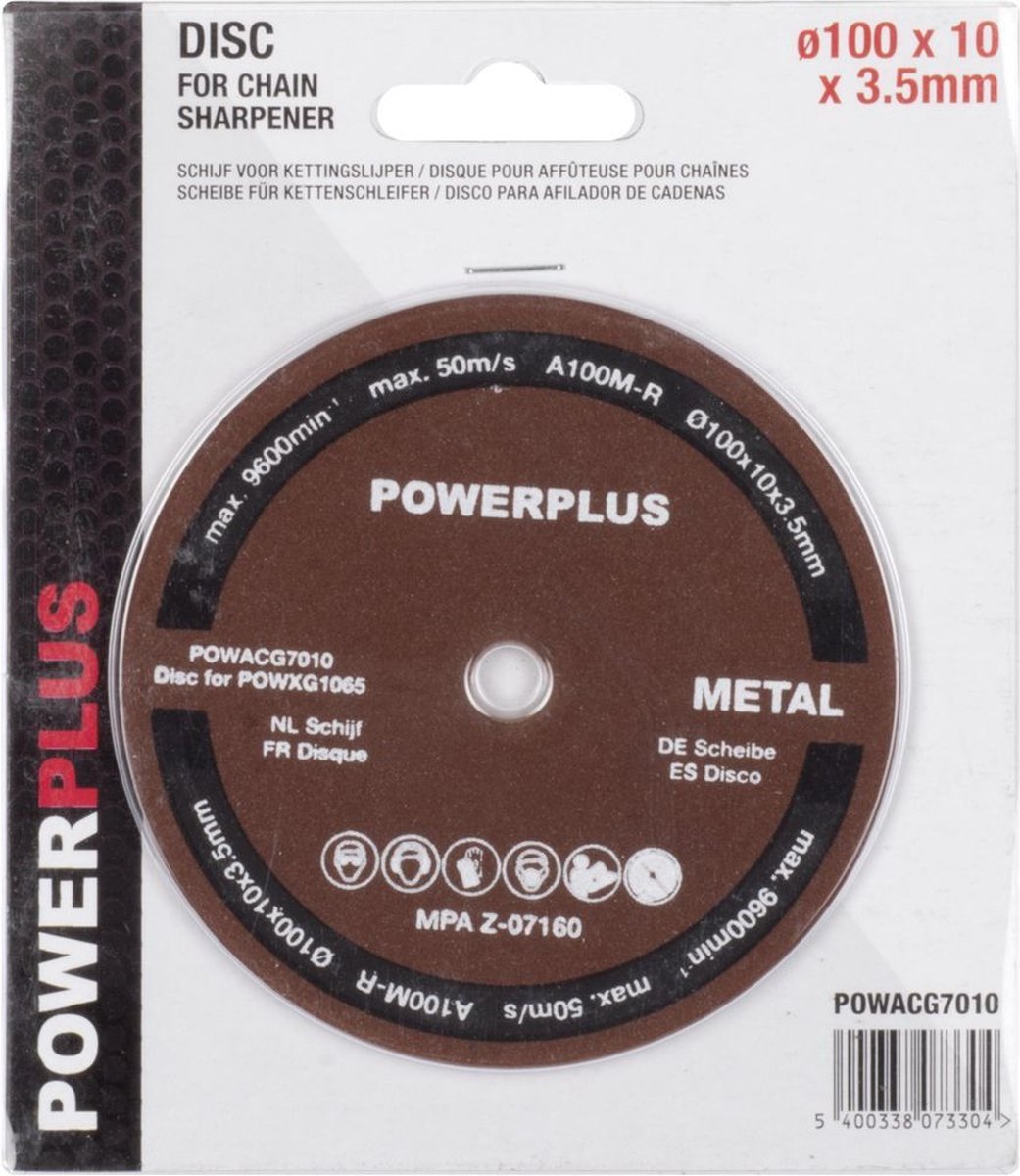 Powerplus – powacg7010 – Scheibe für Kettenschärfer