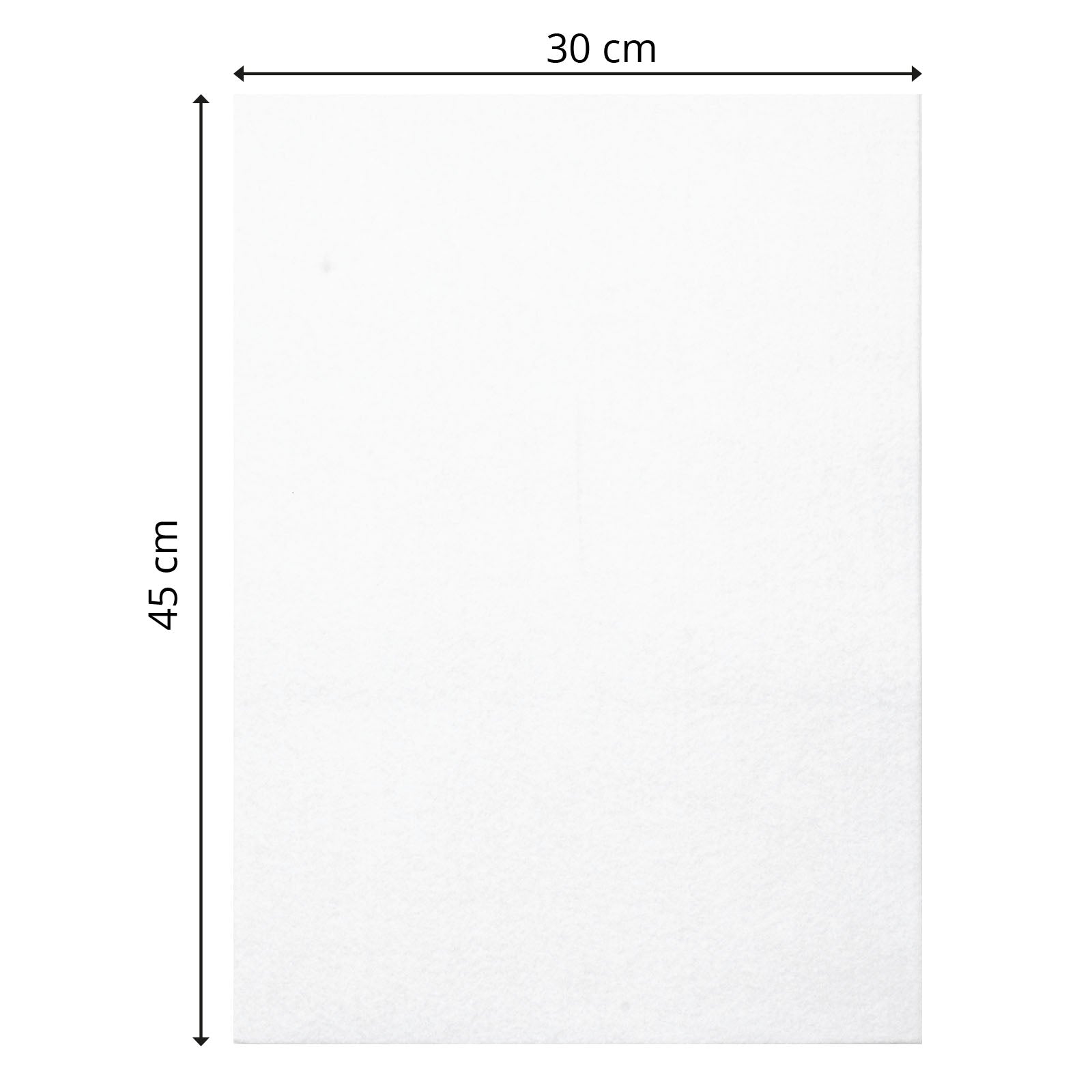Vaessen creative • Filz 3,5mm 30x45cm weiß 1St.