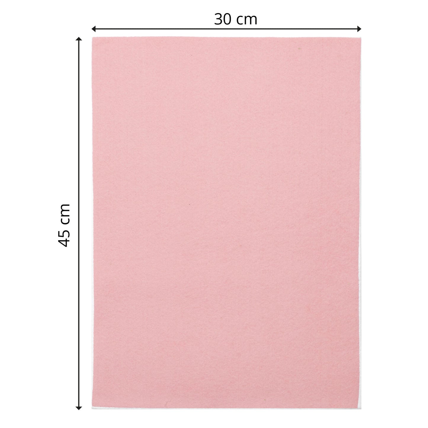 Vaessen creative • Filz 3,5 mm 30 x 45 cm hellrosa