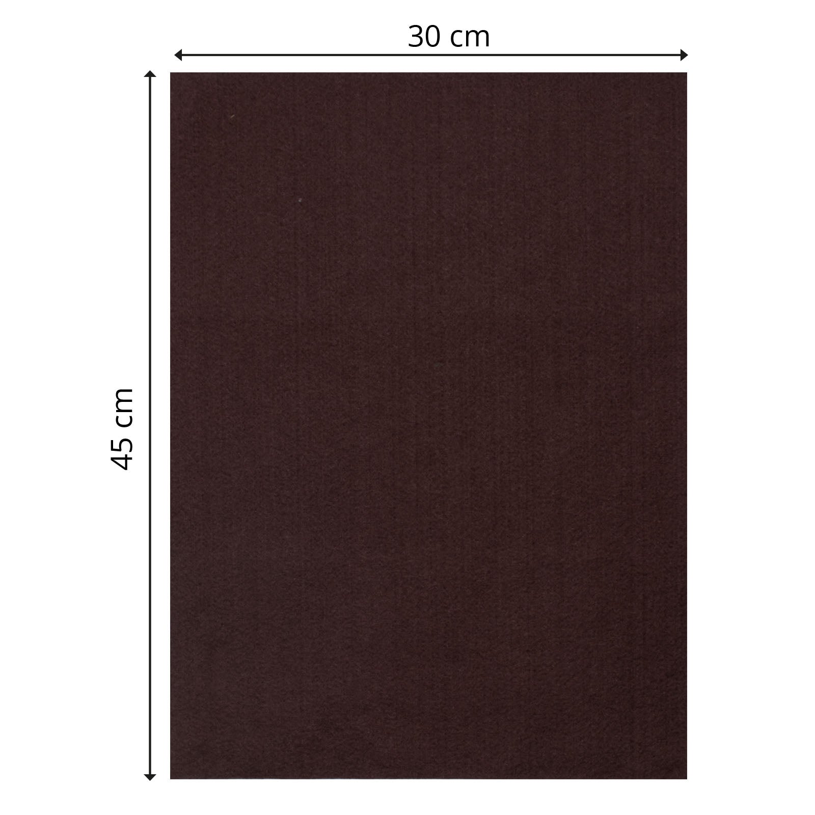 Vaessen creative • Filz 3,5 mm 30 x 45 cm dunkelbraun