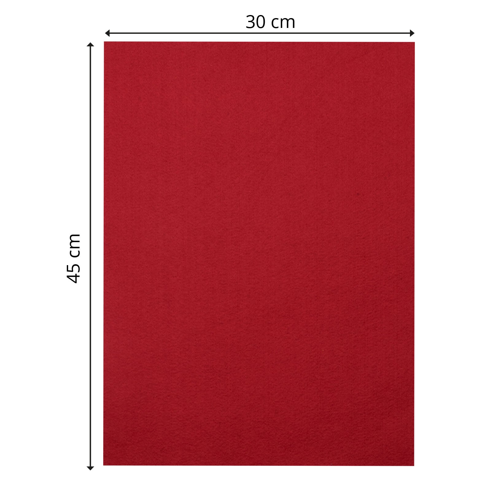 Vaessen creative • Filz 3,5 mm 30 x 45 cm leuchtend rot