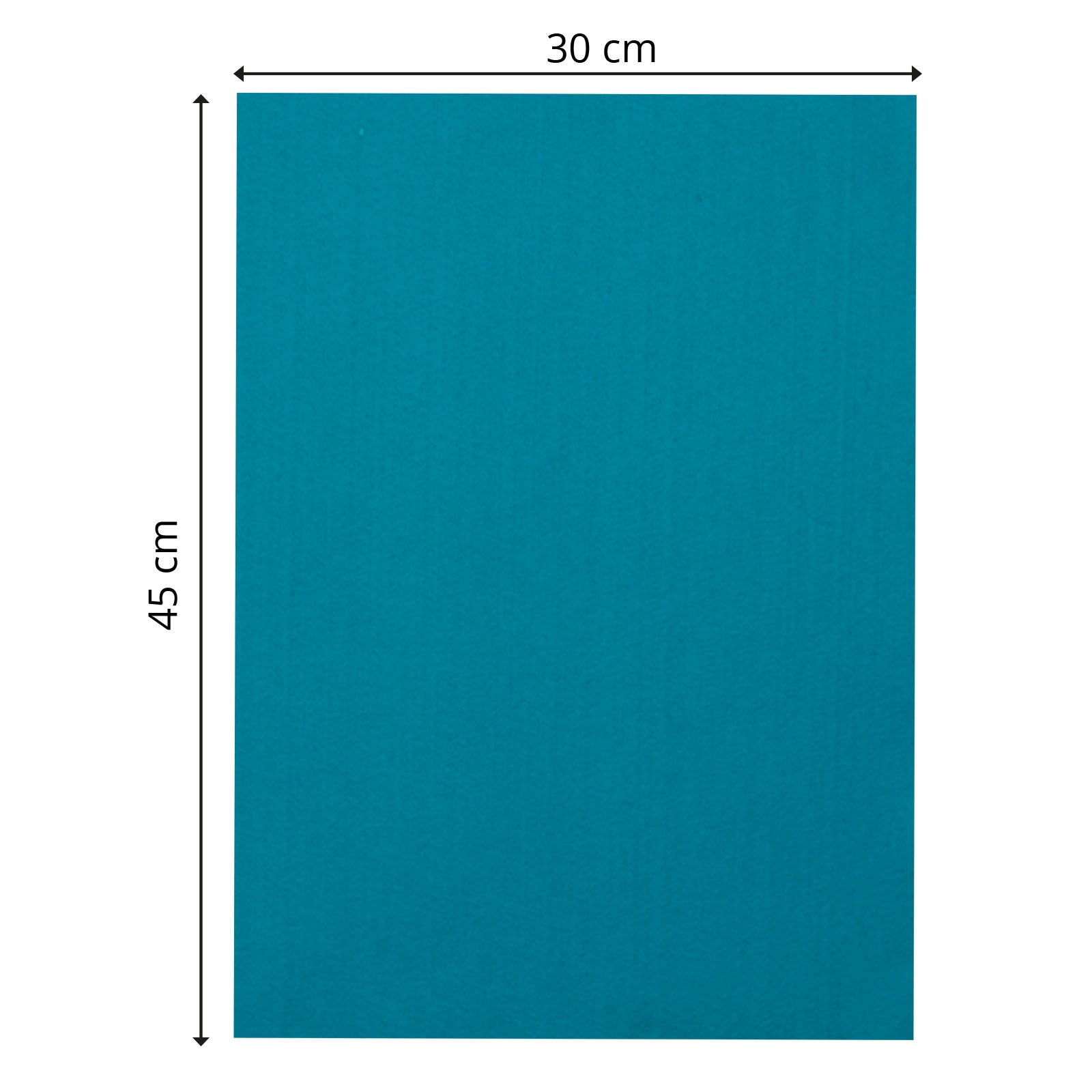 Vaessen creative • Filz 3,5 mm 30 x 45 cm türkis