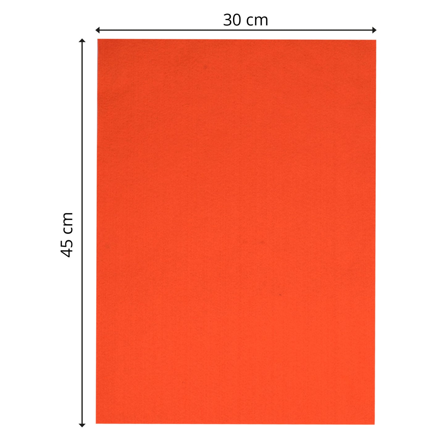 Vaessen creative • Filz 3,5 mm 30 x 45 cm orange