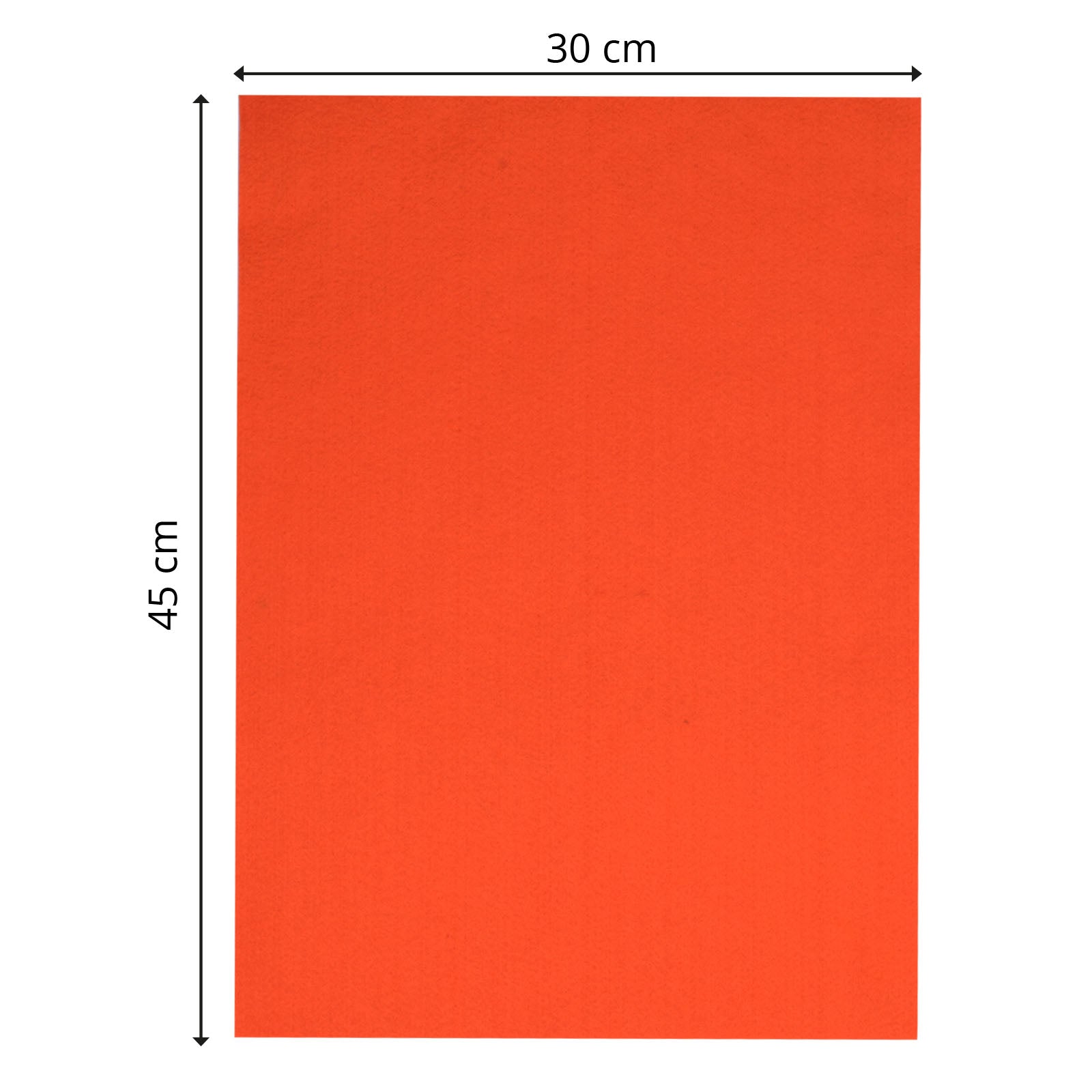 Vaessen creative • Filz 3,5 mm 30 x 45 cm orange