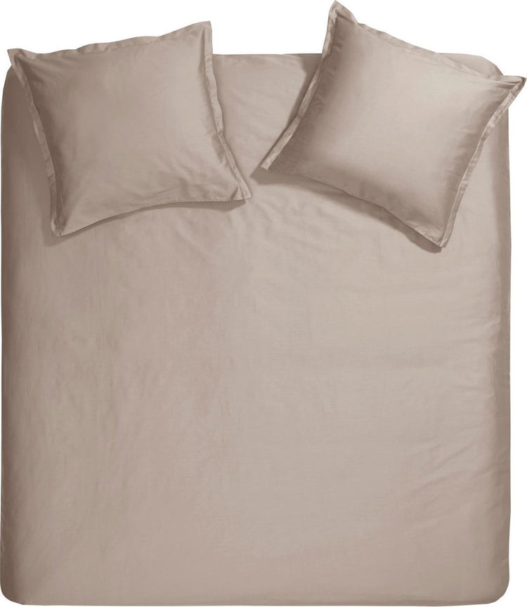 Cinderella Sundays Bettbezug – extra breit – Satin – 260 x 200 220 cm – Taupe