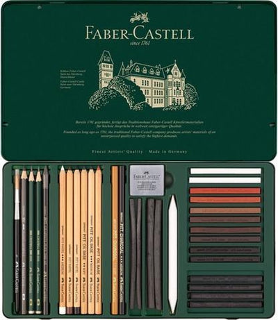 Faber-Castell Pitt Monochrom-Set – 33-teilig – FC-112977