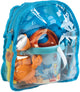 Androni -Rucksack mit Strand -Marine -Tieren, 6dlg.
