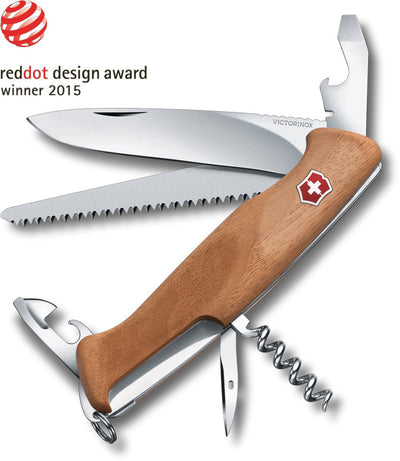 Victorinox Ranger Wood 55 Schweizer Taschenmesser - 10 Funktionen - Holz