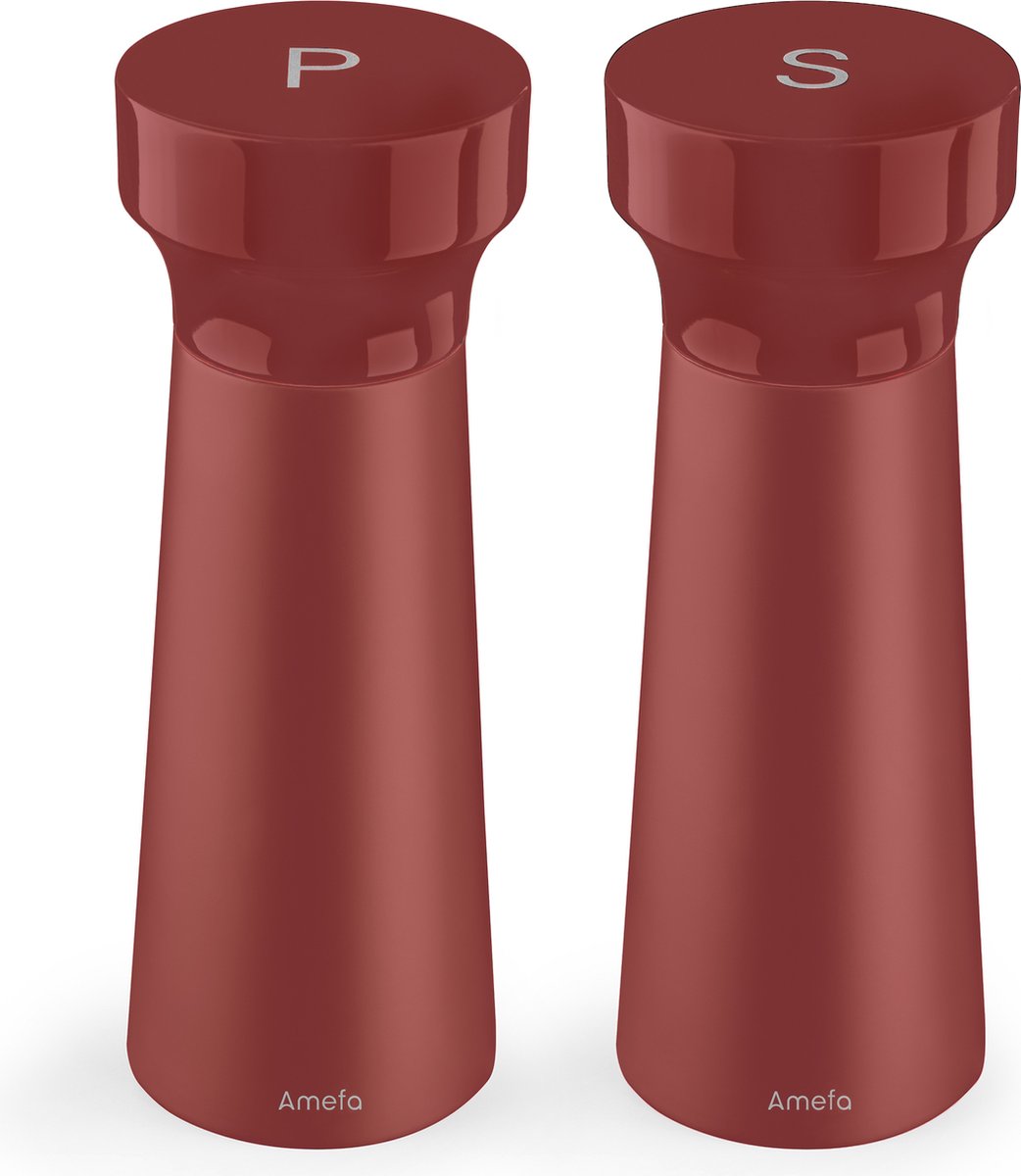 Amefa - Modern - Salz- und Pfeffermühlen-Set - Terracota - 15 cm - 2 Stück