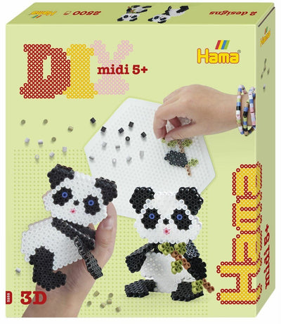 Hama Iron Perlen 3D Panda Set 2500 Papes