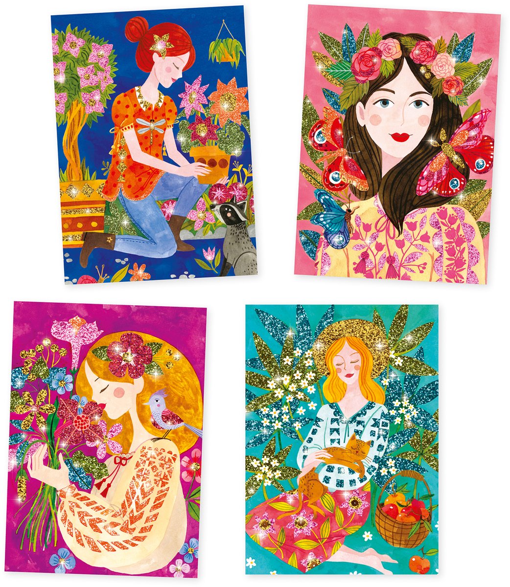 Djeco Glitzersand: der Duft von Blumen