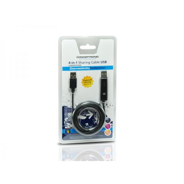 Concepttronic Concepttronic CUSBKMFOSHARE 4-in-1-Kabel-USB-Kabel