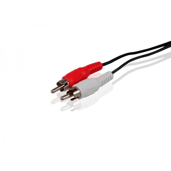 Conceptronic Concepttronic Clcinch5 RCA -Audiokabel, 2x RCA -> 2x RCA, M M, 5M, Schwarz
