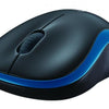 Logitech Logitech M185 Wireless Optical Maus Blue [RF 2,4 GHz, 1000 DPI, 3-Button, AA, 10m]