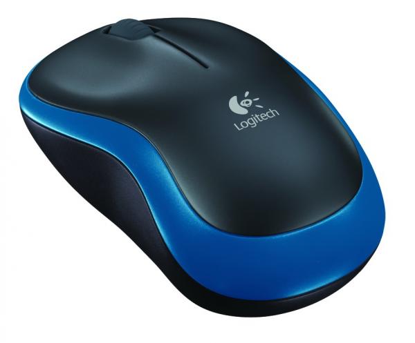 Logitech Logitech M185 Wireless Optical Maus Blue [RF 2,4 GHz, 1000 DPI, 3-Button, AA, 10m]