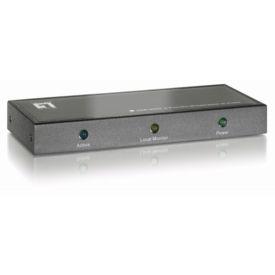 LevelOne LevelOne ADE-8202 Fast Ethernet Audio Video-Sender, 2-Port, DVI 1200p, RJ45 Cat5 10 100 Mbit / s