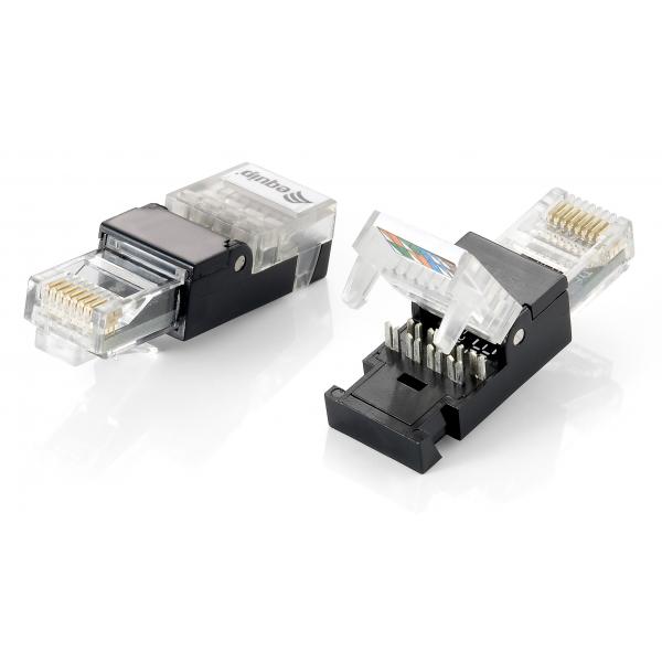 Equip Equip 121163 RJ-45-Anschluss (2PCS), UTP, CAT5E, Tolfree, Transparent