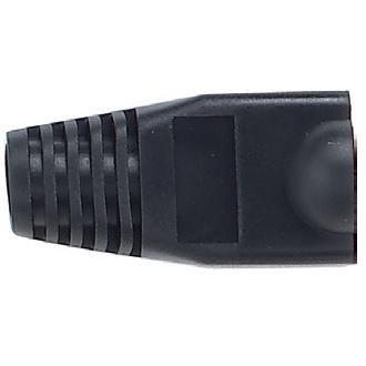 Ausrüstungsausrüstung 151178 Kabelstiefel für RJ-45-Stecker 100pcs, Schwarz