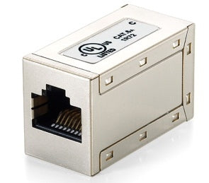 Ausrüstungsausrüstung 221169 RJ45 Inline -Koppler f f Cat.6a Vollschild