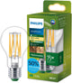 Philips LED Ultraeffiziente LED-Lampe von Philips – 60 W – E27-Fassung – warmweißes Licht: 2700 K – Milchglas – P45-Kugellampe – lange Lebensdauer